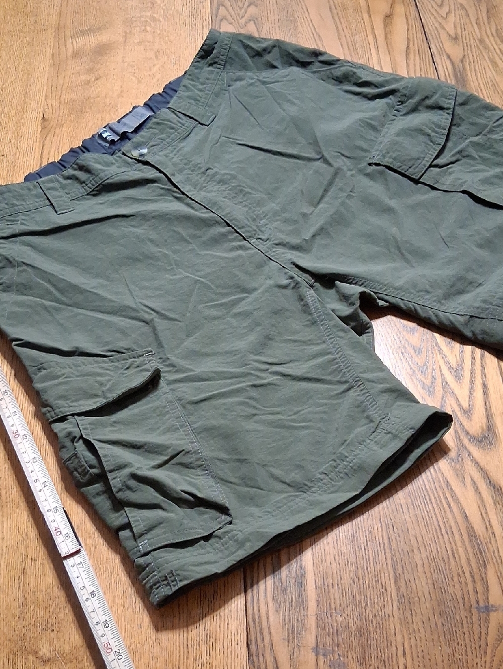 REI SHORTS Mens GREEN 30L Outdoor Hiking Preowned Used NYLON Camping